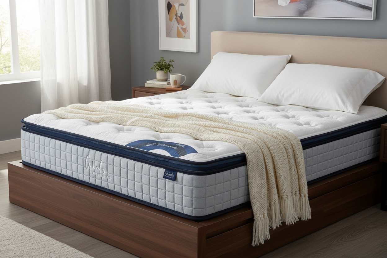 Matelas A Ressorts Ensaches Le Concorde 160x200x25cm